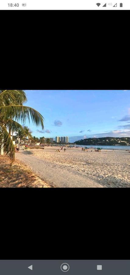 Апартаменты Otima Localizacao Na Praia Da Enseada No Гуаружа Экстерьер фото
